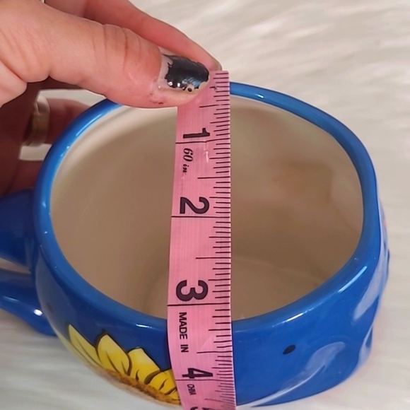 Pacific Giftware Handpainted Sunflower Floral Sugar Skull Coffee Mug Cup - Picture 16 of 16